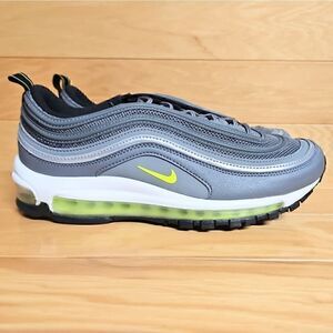 Nike Air Max 97 Size 9 Smoke Grey Volt White Black Running Shoe DJ6885-001